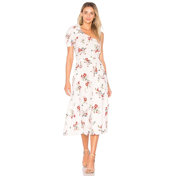 Rebecca Taylor Marguerite Floral Poplin Dress - Picture 2 of 8